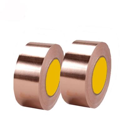 China Thickness 0.08mm Conductive Waterproof Copper Foil Tape for sale