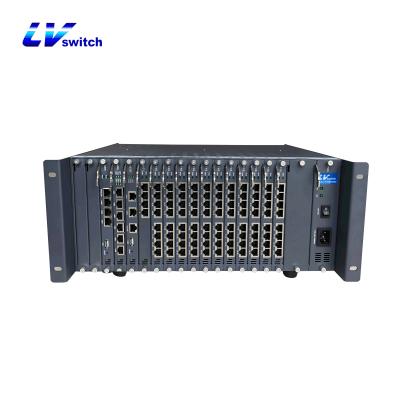中国 LVswitch Free Intercom IP PBX System IPPBX8000 443x420x188mm 販売のため