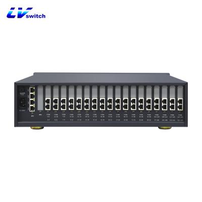 China Max 3000T IP PBX with 16FXO and 128 FXS ports with auto configuration 443x345x120mm for sale