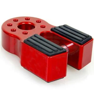 China Towing Hauling Truck Flat Winch Shackle Mount Red Precision Machined for sale