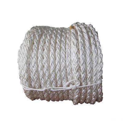 Chine essai de haute résistance de fibre de la corde pp de remorquage de polypropylène de blanc de 56mm x de 220m strictement à vendre