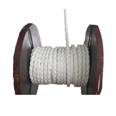 China Soft Hollow Core 3 Strand Poly Rope , UV Stabilized Polysteel Rope for sale