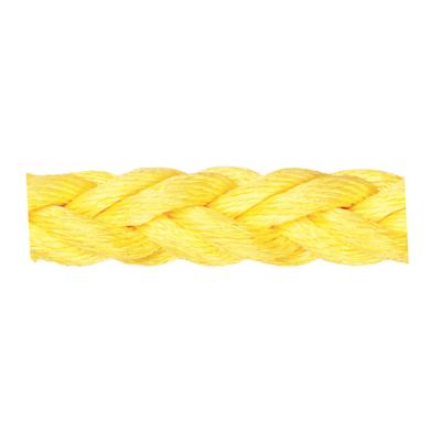 China Yellow High Strength Polypropylene Mooring Rope Chemical Resistane for sale