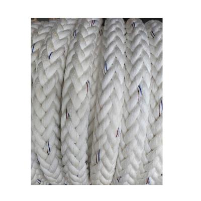 China 24 12 Strand Flexible Nylon Mooring Line 64mm X 220m Smooth Easy Handle for sale