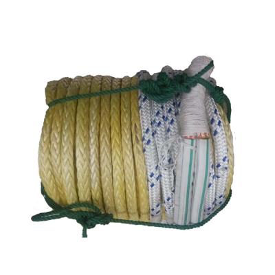 Chine Revêtement spécial de couleur lumineuse du brin 60mm de LineTwelve de treuil d'Amsteel de bateau d'huile de bateau-citerne à vendre