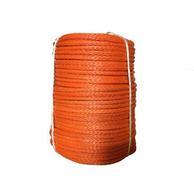 中国 Minning海洋の高力ロープ12mm x 100mのオレンジによってリサイクルされる材料 販売のため
