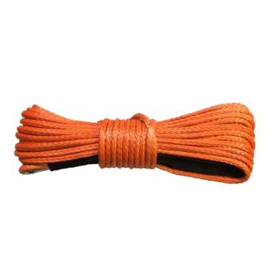 China 5mm X 15m Rope Winch Cable UHMWPE With Sheath Car Accessories No Curls for sale
