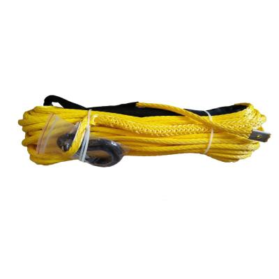 China Plasma Synthetic Winch Rope Chemicals Resistance -20℃ Tolerance Light Weight for sale