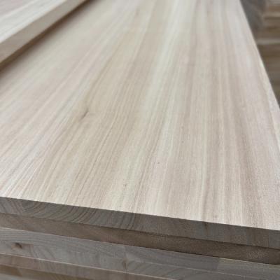 China Natural Solid Paulownia Board Furniture Logs Boards Natural Color Modern Design Style for sale