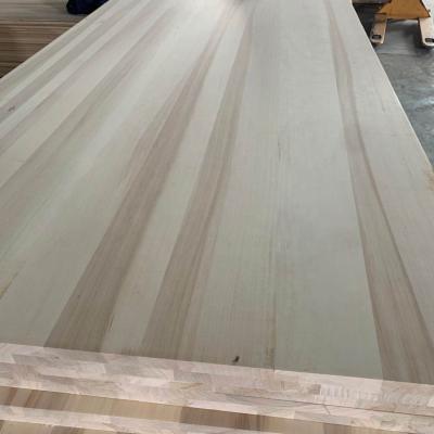 China 100mm-2440mm Natural Texture Solid Wood Furniture Poplar Plank Panel Edge Glued Board for sale