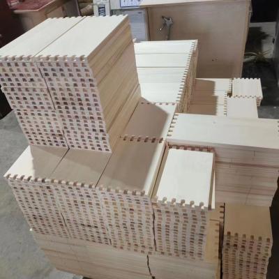 China Tabuleiro de ranhuras de cauda de pombos de madeira sólida para móveis de design moderno Tabuleiros de material em gaveta à venda
