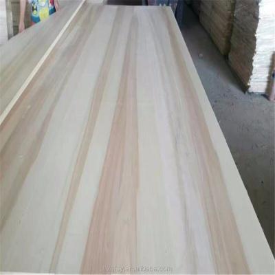 China Natural or Bleached Chinese Poplar Finger Joint Board for Furniture Revitalization for sale