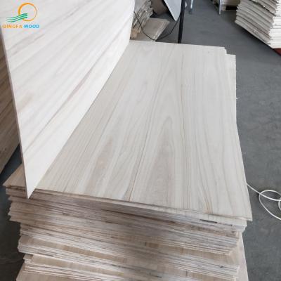 China Natural Or Bleached Paulownia Wood 2440x1220mm M3 For Solid Wood Panel for sale