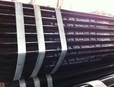 China Black Paint Printed API 5L Gr.B 42.2 mm x 3.56 mm x 5.8M Seamless / LSAW / SSAW Pipe for sale