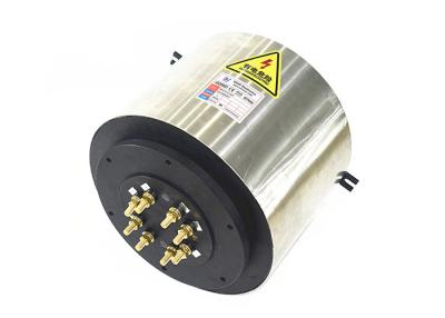 China 60rpm 4X500Amp IP64 Electrical Slip Ring High Current Low Noise 10mohm for sale