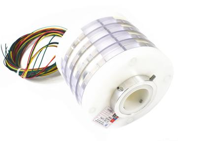 China POM Material Inner Diameter 60mm Separate Slip Ring With 4 Circuits 15Amp for sale