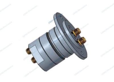 China Dual Channel Coaxial Radio Frequency Rotary Joint SMA-F Interface With Low Temperature for sale