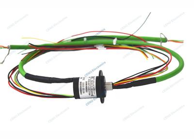 China Megabit Ethernet Signal Slip Ring With Capsule For Low Temperature 100rpm 48VAC for sale