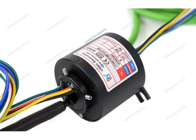 China Industrial System Ethernet Signal Slip Ring With Rotating Electrical Connector for sale
