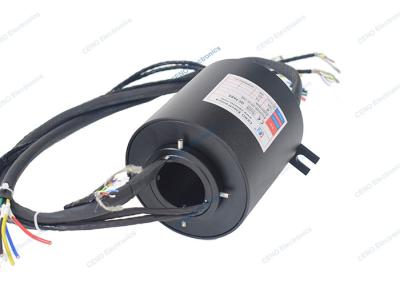 China Servo Motors Signal Slip Ring 300rpm With Through Hole Electrical Power Collector for sale