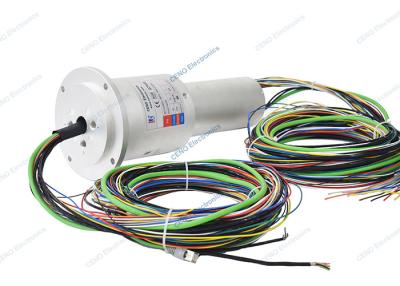 China Integrated Servo Motor Ethernet Signal Slip Ring Combine Pneumatic Rotary Union for sale