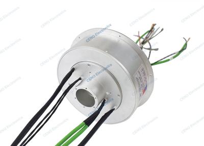 China Radar Antenna Rotating Ethernet Connector Through Hole Electric Collector for sale