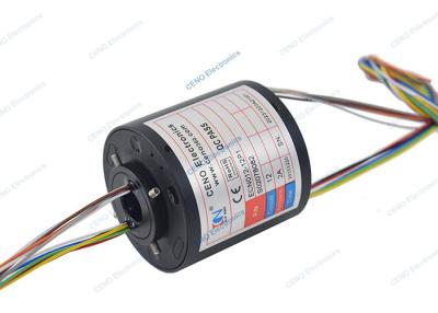 China 300RPM 380V Electric Power Slip Ring With Through Hole Size 12.7mm for sale