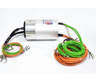 China Gigabit Ethernet Slip Ring RJ45 Connector Air Channel For Filling Machine for sale