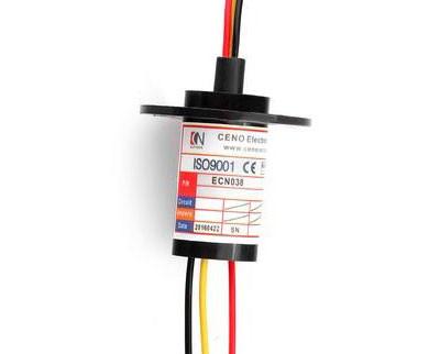 China 22mm 3 Wire Slip Ring , Wind Turbine Slip Ring Less 0.01Ω Electrical Noise for sale