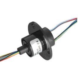 China Pedestal Cctv Slip Ring , Camera Slip Ring 28# Silver Plated Copper Lead Wire for sale