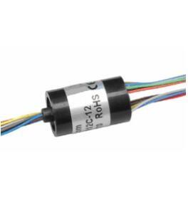 China Gold To Gold  Contact Capsule Slip Ring For Surveillance And LED for sale