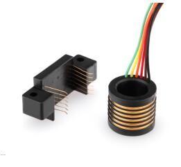 China 6 Circuits Separate Slip Ring Wear Resistance Gold To Gold Contacts UL approved for sale