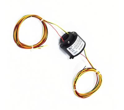 China Construction Engineering 12.7mm Through Hole Slip Ring / Hollow Shaft Slip Ring for sale