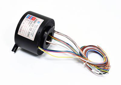 China 12 * 6A Robot Slip Ring , Electrical Collector Ring Signal Transmitting for sale