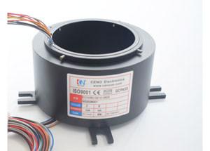 China 8 Core Double Shield Wire Large Slip Ring Apply To Environmental Protection Equipment for sale