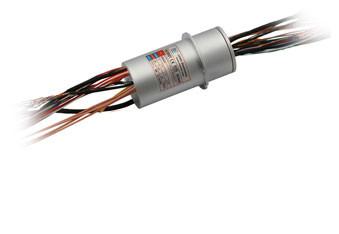 China 380 VAC Fiber Optic Rotary Joint , Video Slip Ring For Data Transmission for sale