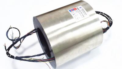 China Big Bore Rotary Industrial Slip Ring 0-220VAC/VDC With Limit / Encoder Signal for sale