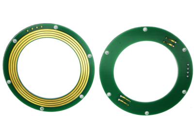 China FR-4 PCB Disc Slip Ring Through Bore Power Signal Combinations For Excavator Uses for sale