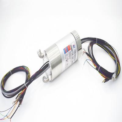 China Hydraulic Integrated 1000M Ethernet USB2.0 Slip Ring for sale
