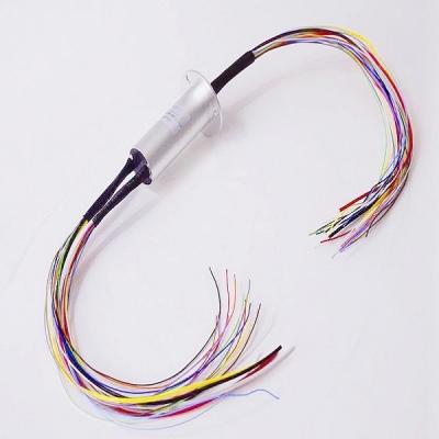 China 44mm Flange IP51 Capsule Slip Ring 22 Wires For Radar System for sale