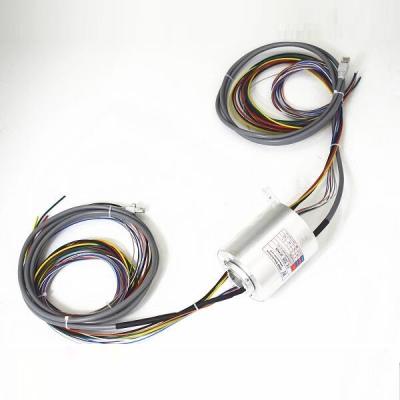 China High Transmit 1000M Ethernet Slip Ring Inner Bore 25.4mm For Turtable Equipment for sale