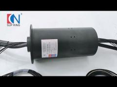 Fiber Optic Rotary Joint design Integrated Slip Ring with FORJ for industry