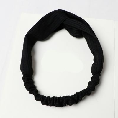 China Custom Satin Silk Elastic Hair Bands For Ladies Girls for sale