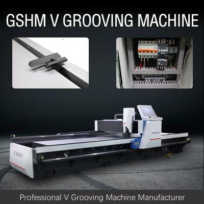 China Industrial V Groove Machine For Metal Door Industry V Slotting Machine for sale