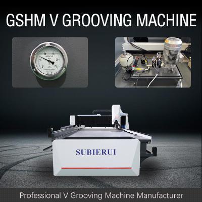 China Touch Screen High Speed V Grooving Machine For Kitchen Cabinet Stainless Steel Processing for sale
