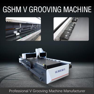 China CNC V Grooving Machine With Hydraulic Foot Drive For Door - Model 1225 for sale