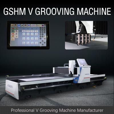 China Signage CNC V Cutting Machine Hydraulic Automatic V Grooving Machine 1240 en venta