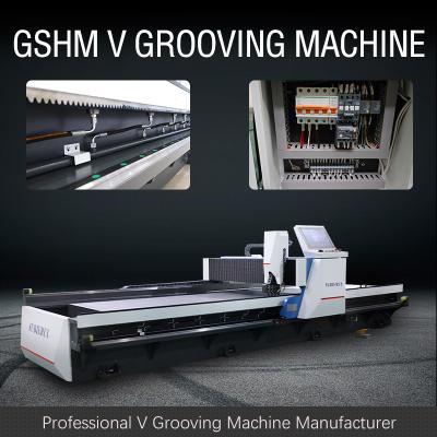 China Stainless Steel Decoration V Slotting Machine Vertical CNC V Grooving Machine 1560 à venda