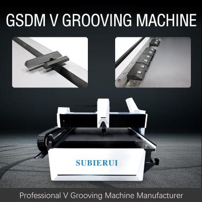 China Precision Auto V Grooving Machine For Signage V Groove Cutter Machine 1232 for sale