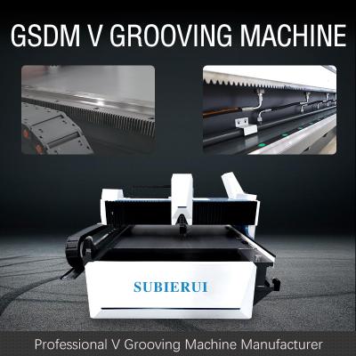 中国 Versatile Automatic V Grooving Machine Stainless Steel Cnc V Grooving Machine 1240 販売のため